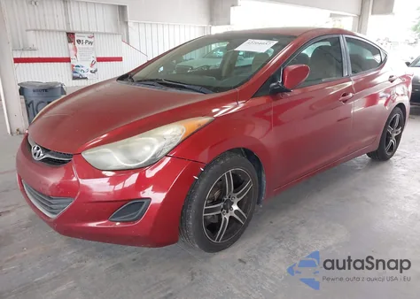 2013 Hyundai Elantra Gls from USA, damaged, VIN 5NPDH4AE2DH359418